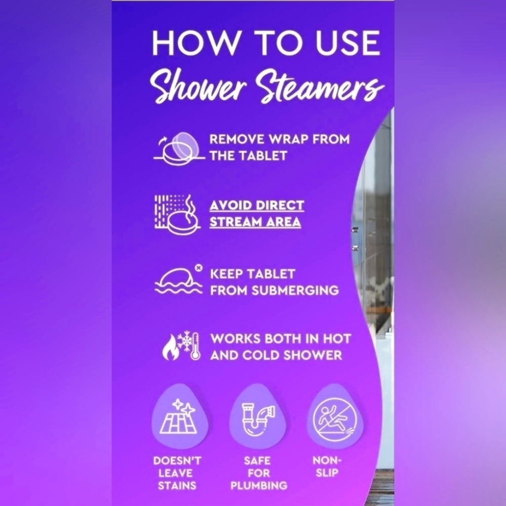 Pack Of 6 Shower Steamers - Picture 7 of 10